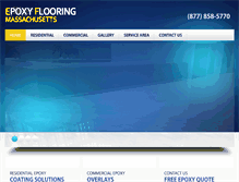 Tablet Screenshot of epoxyflooringma.org